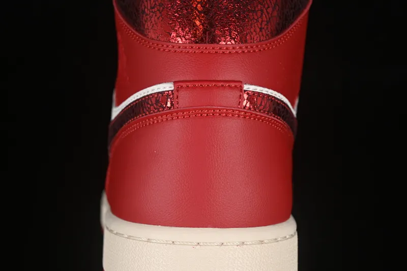 All categories Air Jordan Jordan series basketball shoes Air Jordan 1 Mid Air Jordan 1 Mid AJ1 Joe 1 China Red Mid-top cultural and casual sneakers HJ9337-106